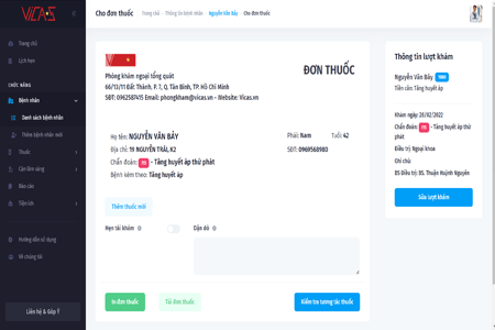 Phần mềm quản lý phòng khám nhi khoa miễn phí